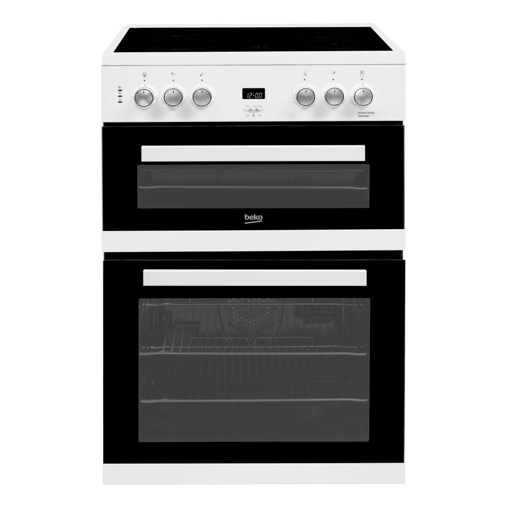 Beko EDC633W Freestanding 60cm Double Oven Electric Cooker - White