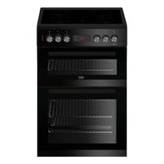 Beko KDC653K Freestanding 60cm Double Oven Electric Cooker - Black