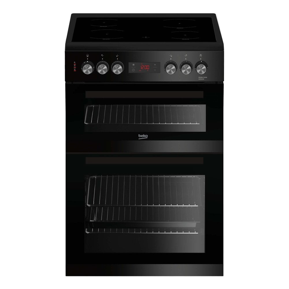 Beko KDC653K Freestanding 60cm Double Oven Electric Cooker - Black