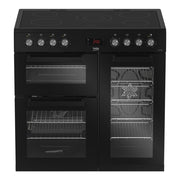 Beko KDVC90K 90cm Double Oven Range Cooker - Black