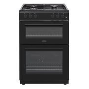 Belling BFSG61TCBLK/LPG 60cm Double Oven LPG Gas Cooker - Black