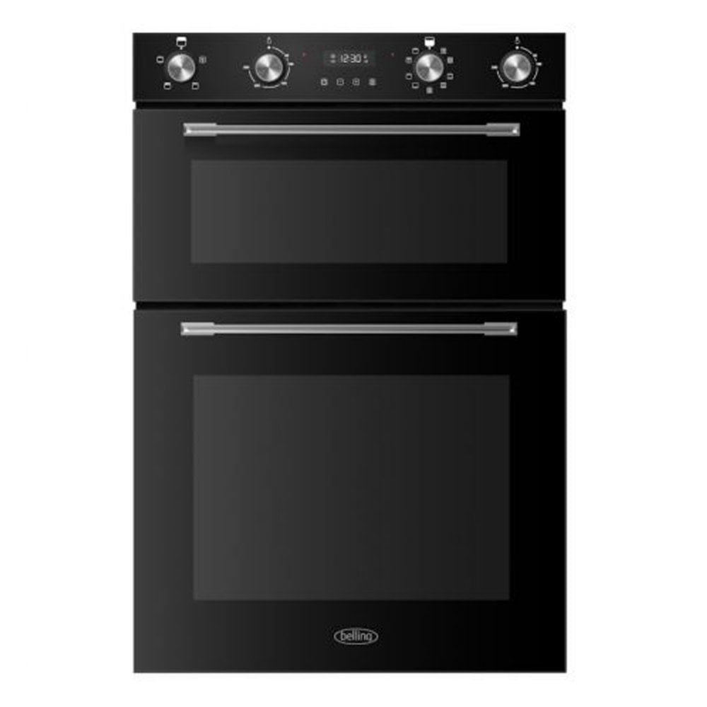 Belling BI904MFBLK Built-In Multifunction Double Oven - Black