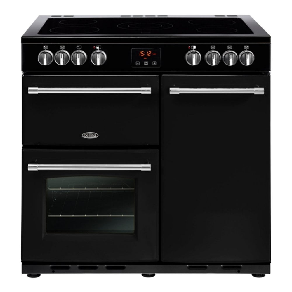 Belling Farmhouse (90E) 90cm Electric Range Cooker with 5 Zone Ceramic Hob
