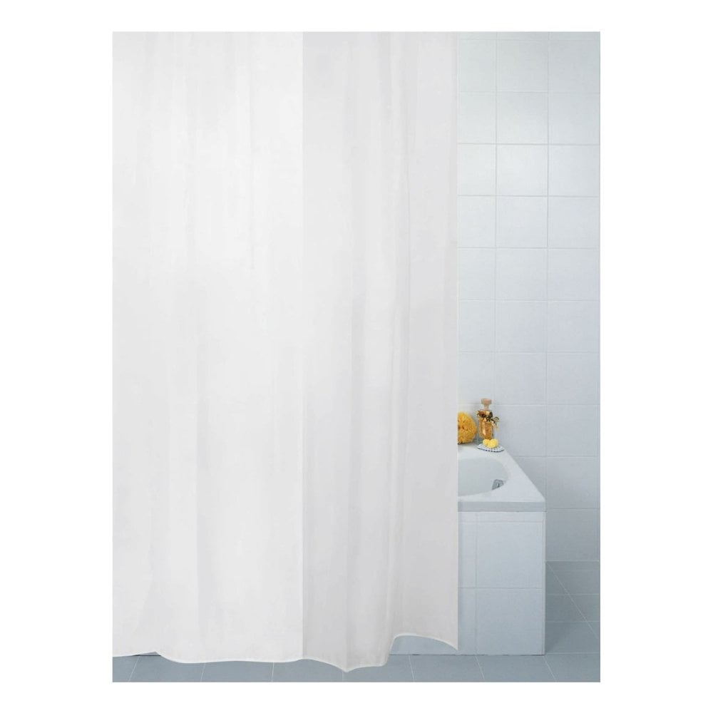 Blue Canyon Polyester Shower Curtain 220cmx180cm - White