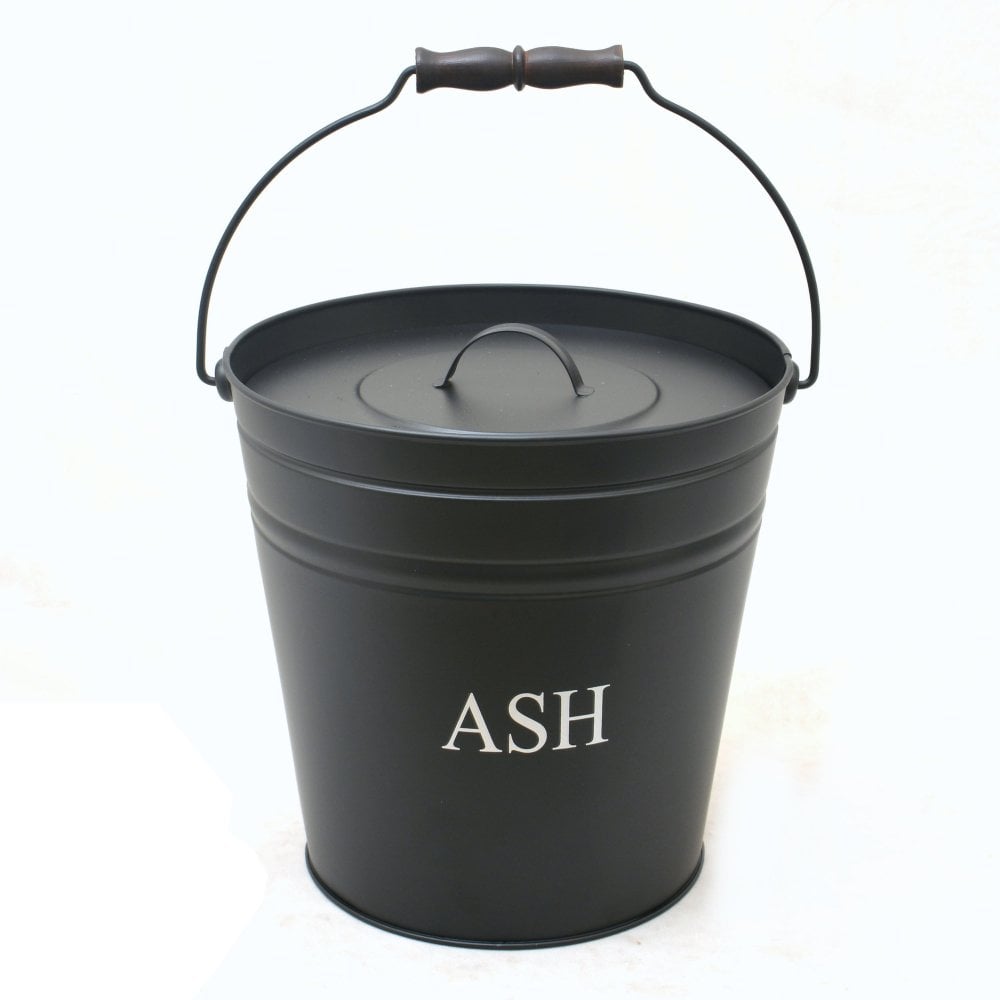 Castle Living Black Ash Bucket & Lid