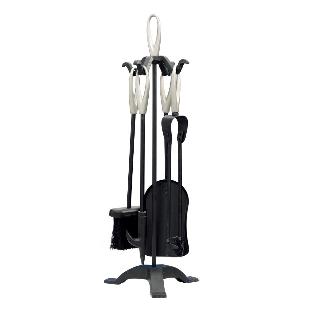 Castle Living Loop 5 Piece Companion Set (24inch) - Black & Nickel
