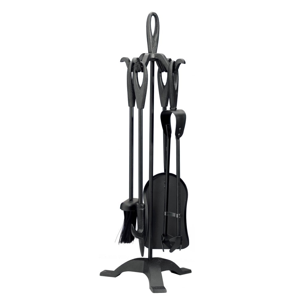 Castle Living Loop 5 Piece Companion Set - Black