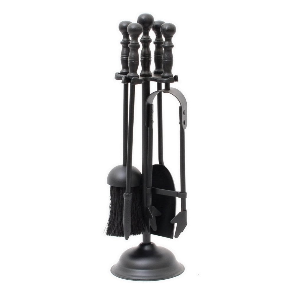 Castle Living Orb 5 Piece 16" Companion Set - Black