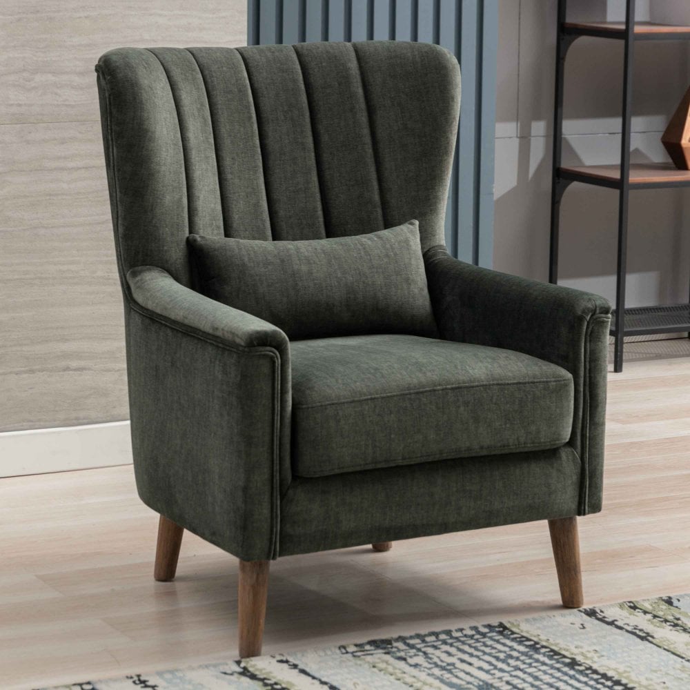 Charlotte Armchair - Winter Moss