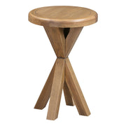 Chatsworth Round Side Table - Medium Oak