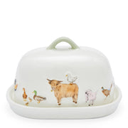 Cooksmart Buttercup Farm Ceramic Butter Dish