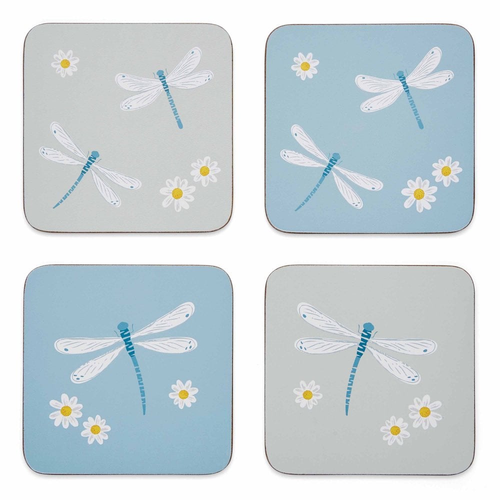 Cooksmart English Meadow Coasters – Set of 4