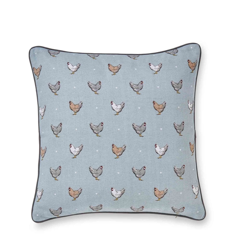 Farmers Kitchen 45cmx45cm Blue Filled Cushion