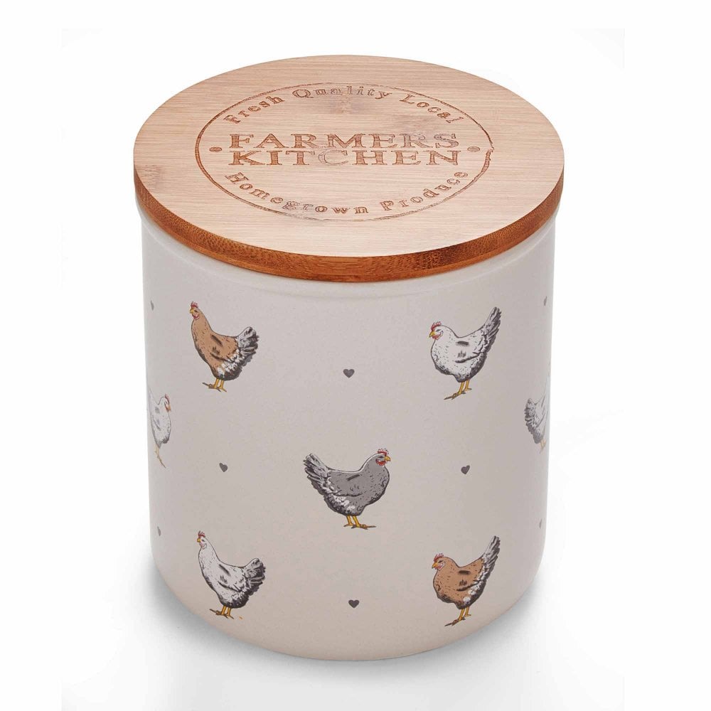 Farmers Kitchen Ceramic Biscuit Canister