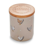 Farmers Kitchen Putty Ceramic Caniste