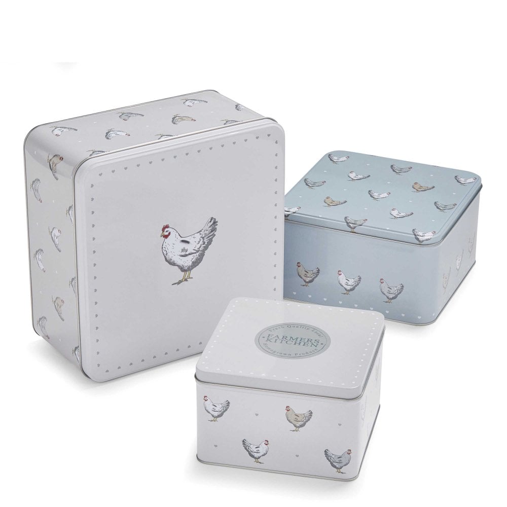 Farmers Kitchen Set of 3 Square Cake Tins