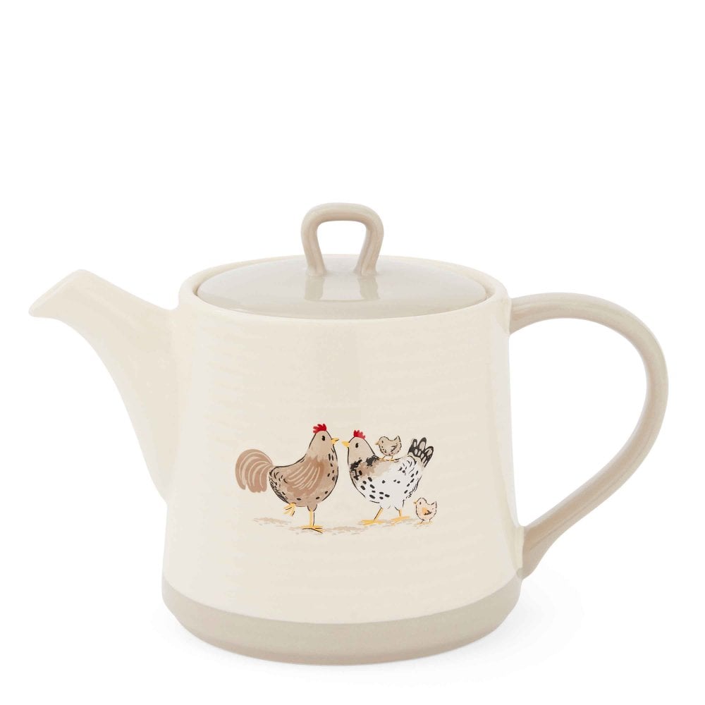 Cooksmart Hen House Lane Ceramic Tea Pot with Infuser