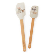 Cooksmart Hen House Lane - Set of 2 Bamboo Spatulas