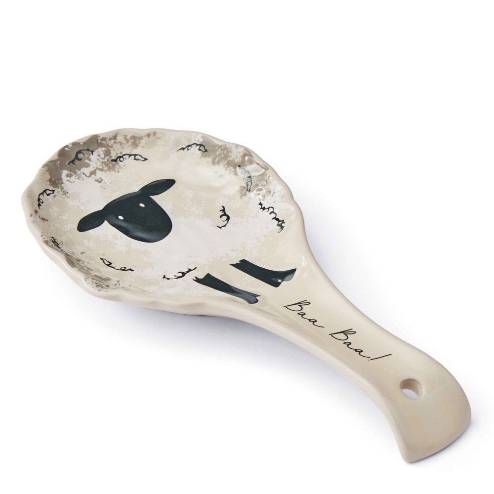 Cooksmart Highland Sheep Large Ceramic Spoon Rest