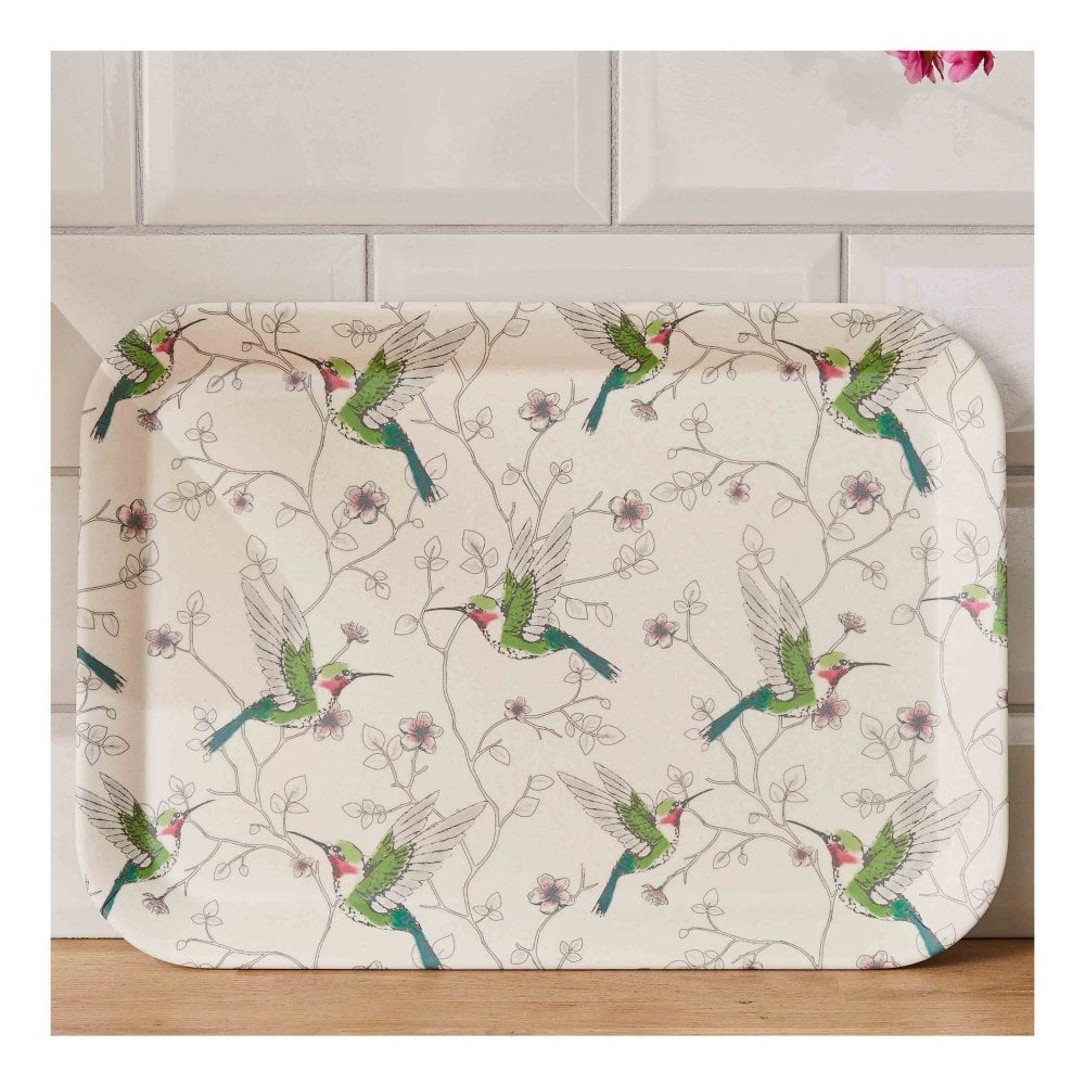 Cooksmart Hummingbirds Bamboo Mix Large Tray