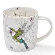 Cooksmart Hummingbirds Barrell China Mug – White