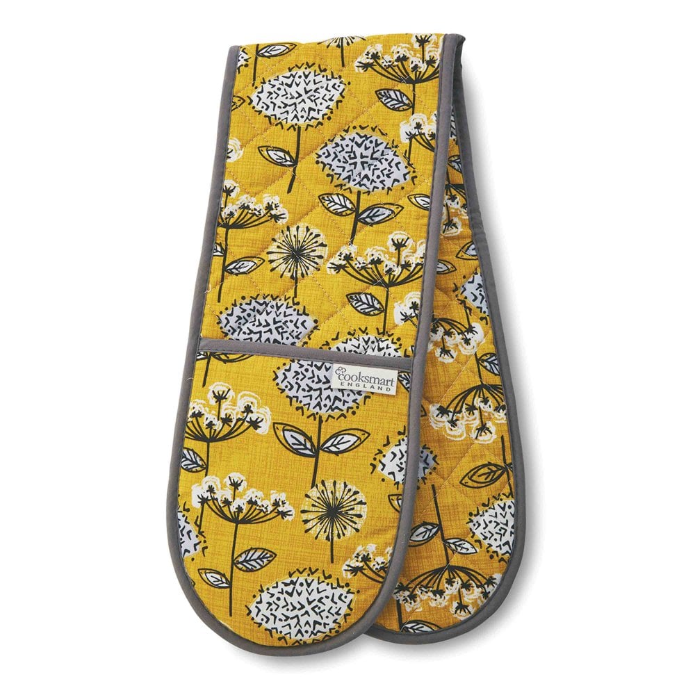 Cooksmart Retro Meadow Double Oven Glove