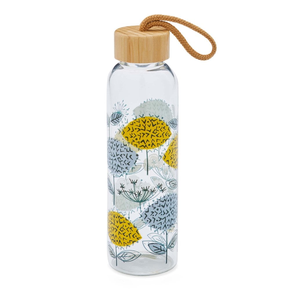 Cooksmart Retro Meadow Glass Drinks Bottle