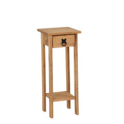 Corona Medium Plant Stand in Distressed Waxed Pine