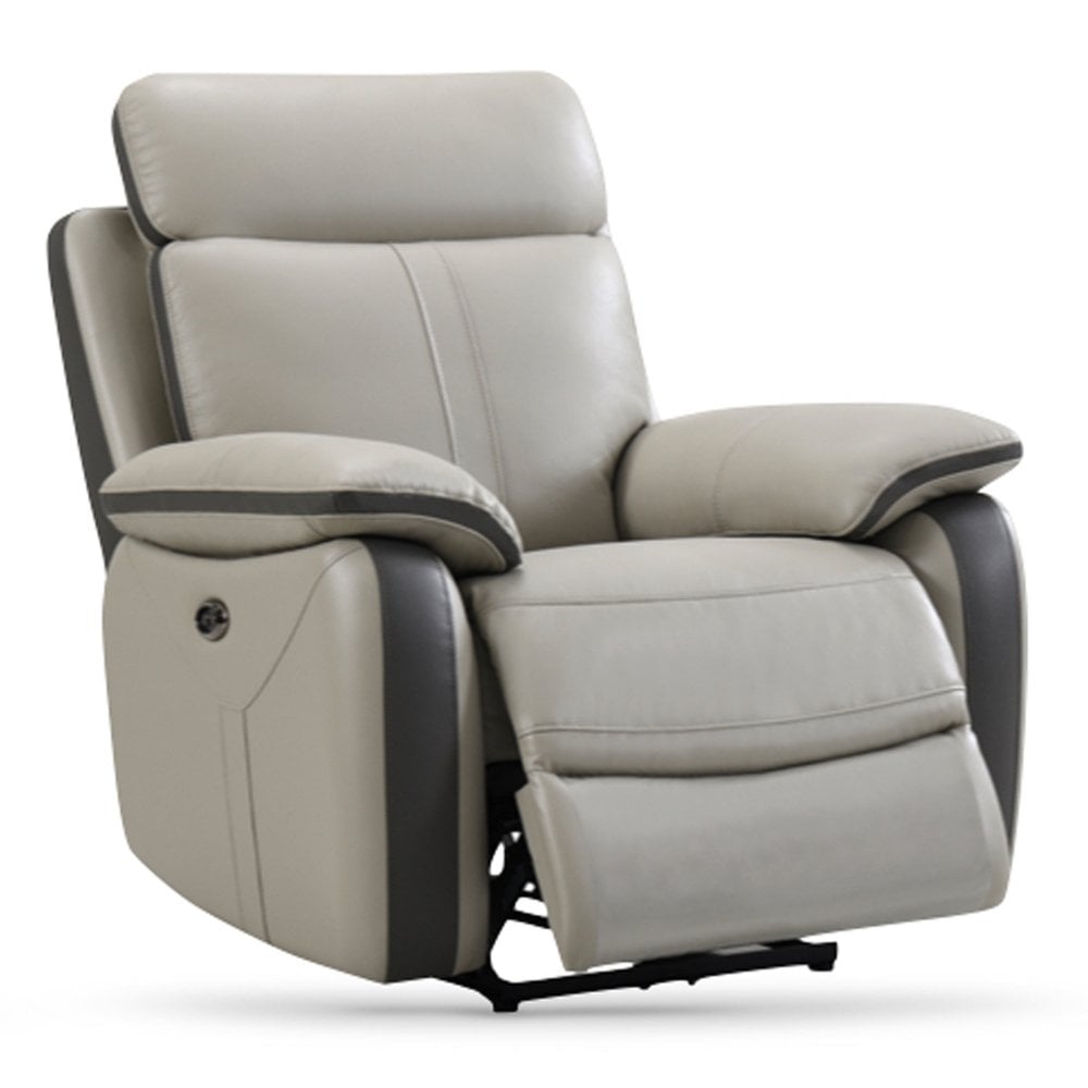 Covington 1 Seater Electric Recliner - Light Grey