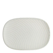Denby Impression Cream Spiral Medium Oblong Platter