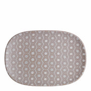 Denby Impression Pink Accent Medium Oblong Platter