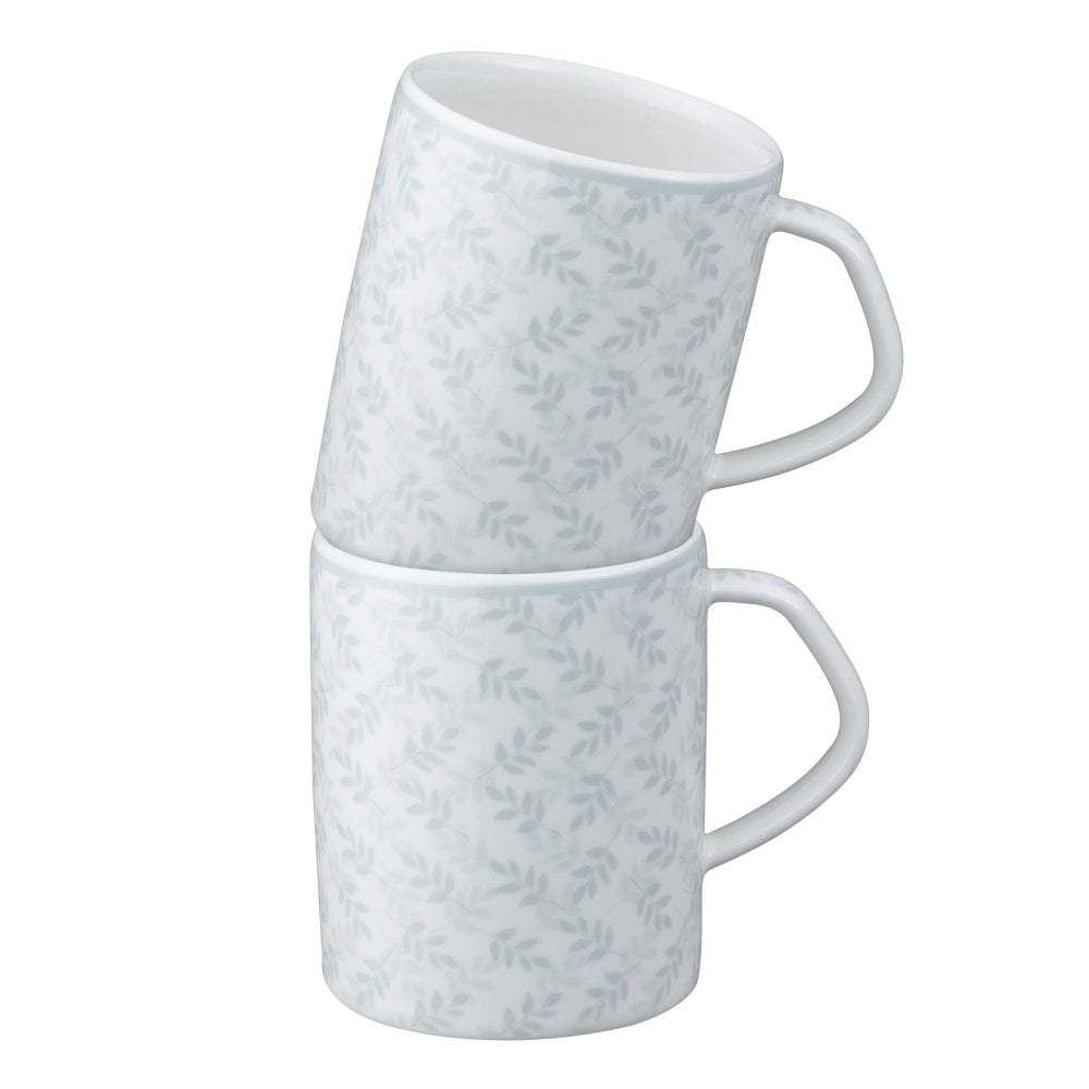 Denby Porcelain Constance Set of 2 Small Mugs