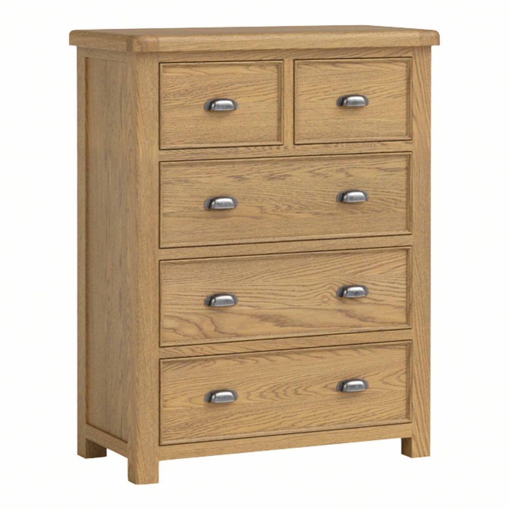 Dorchester Oak 2 Over 3 Chest