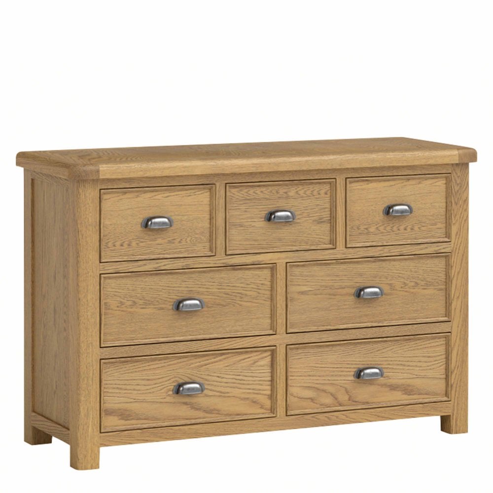 Dorchester Oak 3 Over 4 Chest