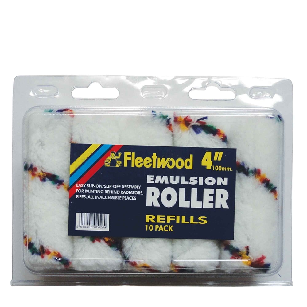Fleetwood 4” Emulsion Roller Refills 10 Pack