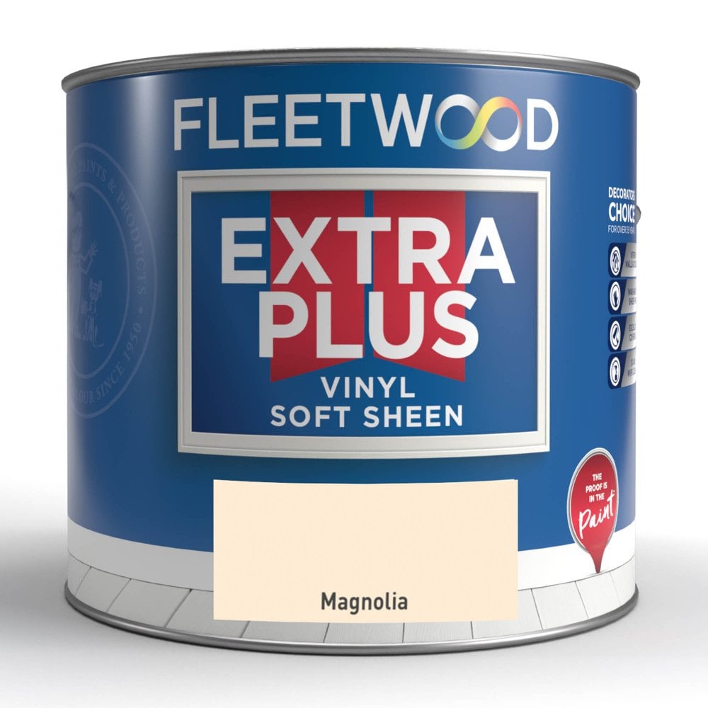 Fleetwood Extra Plus Soft Sheen 2.5Ltr - Magnolia