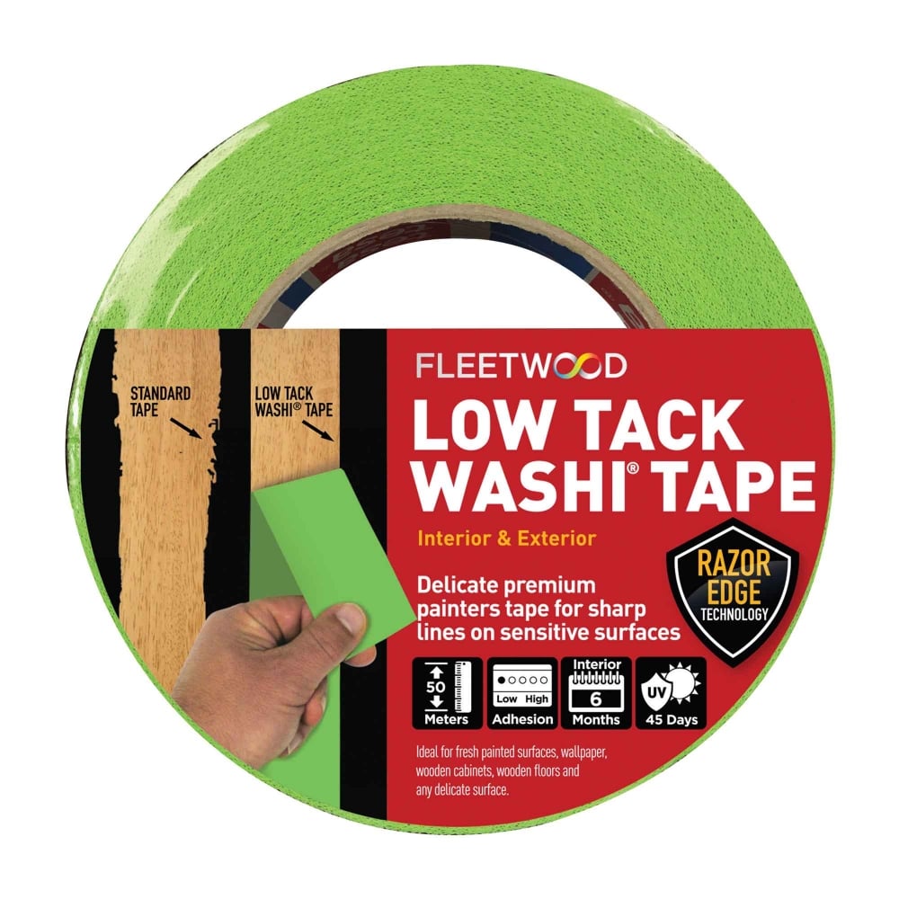 Fleetwood Low Tack Washi Tape 1.5 Inch