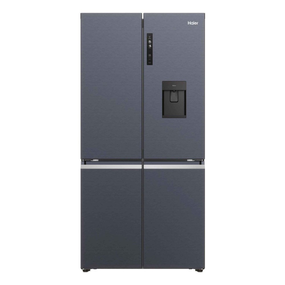 Haier HCR5919EHMB Multi Door Frost Free American Fridge Freezer - Brushed Black