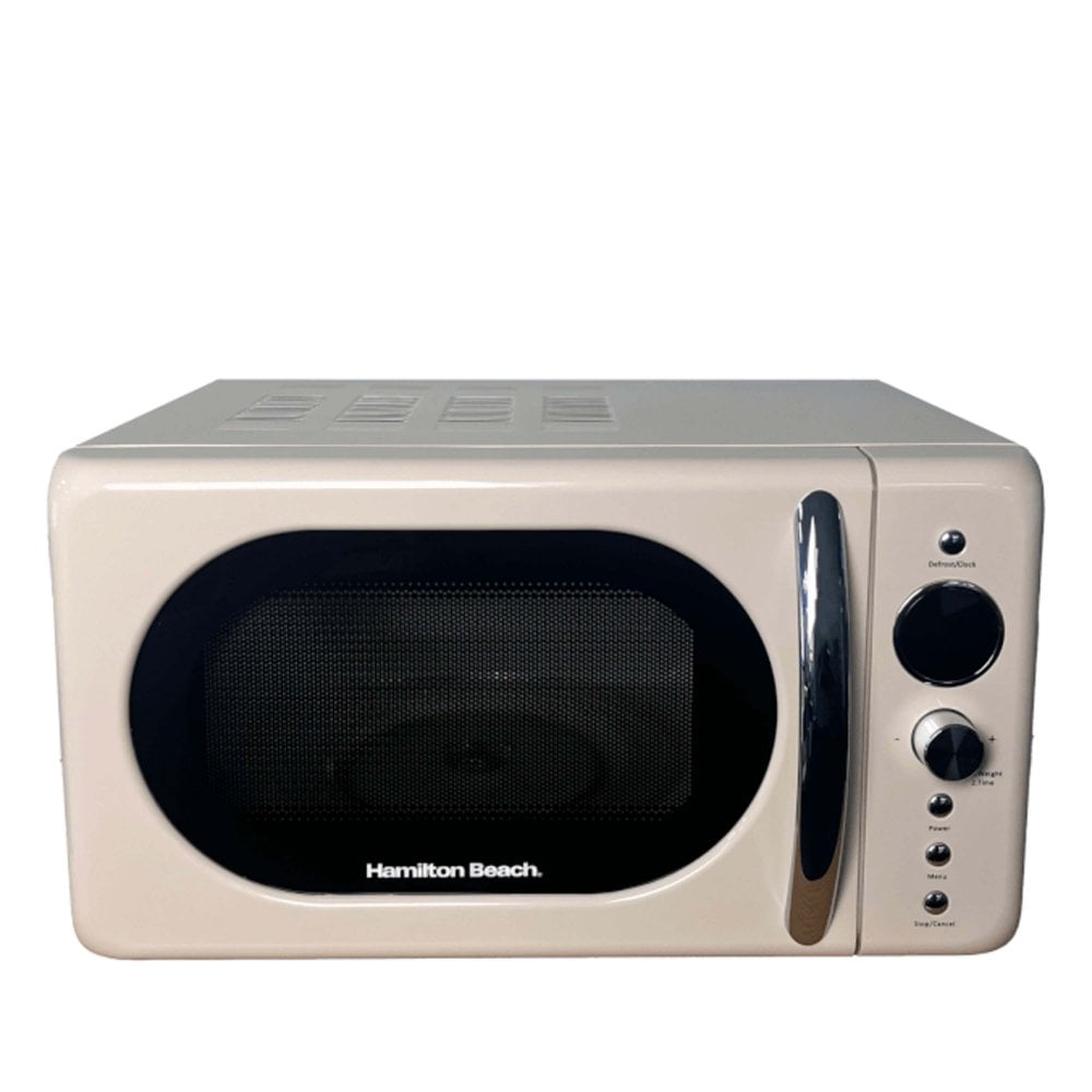 Hamilton Beach HB70H20C 20L 700W Retro Microwave Oven - Cream