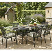 Hartman Avebury Oval Table and 6 Chairs - Antique Moss/Wheatgrass