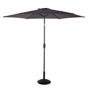 Balearic 2.7m Round Market Parasol - Dark Grey