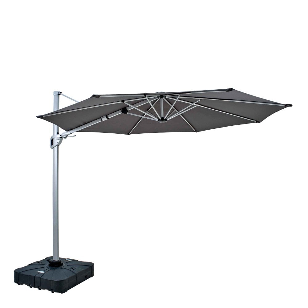 Hartman Pacific 3m Round Cantilever Parasol - Grey
