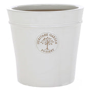 Heritage Edwardian 33cm Garden Pot in White