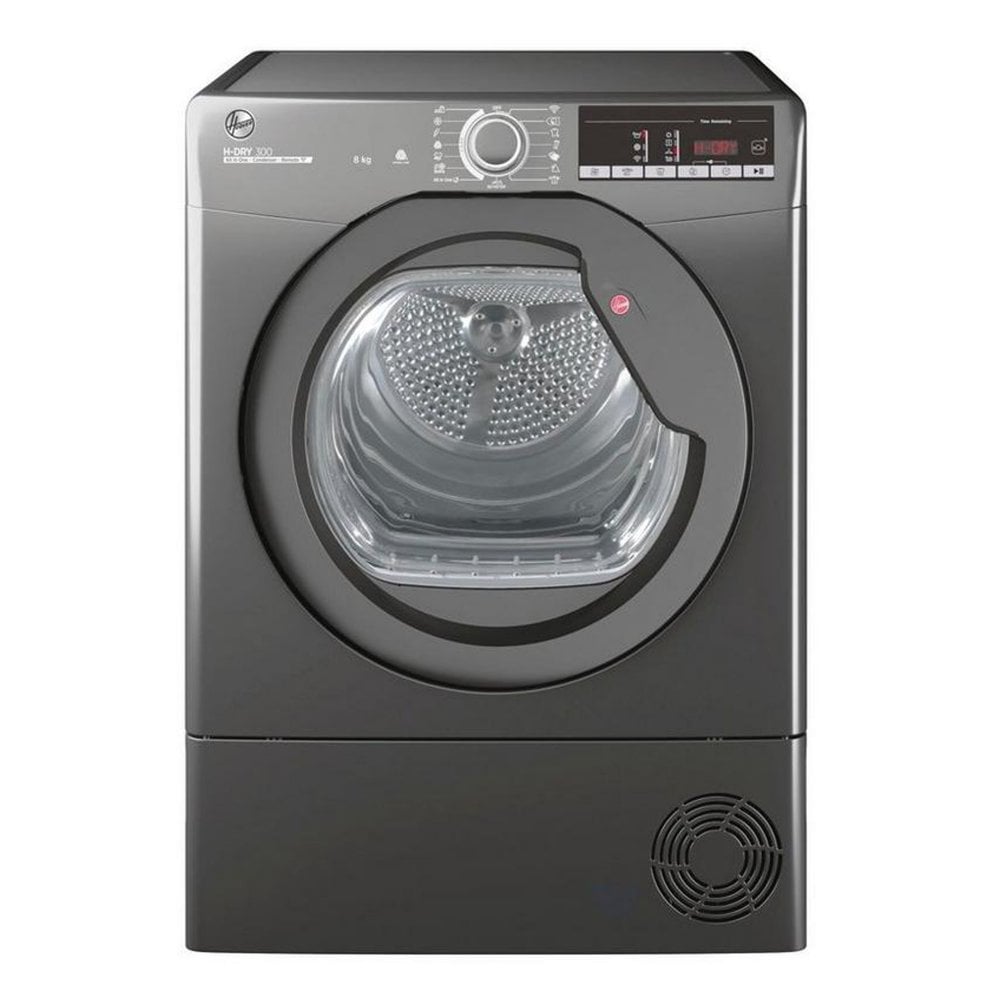 Hoover HLEC8TRGR 8Kg Condenser Tumble Dryer - Graphite