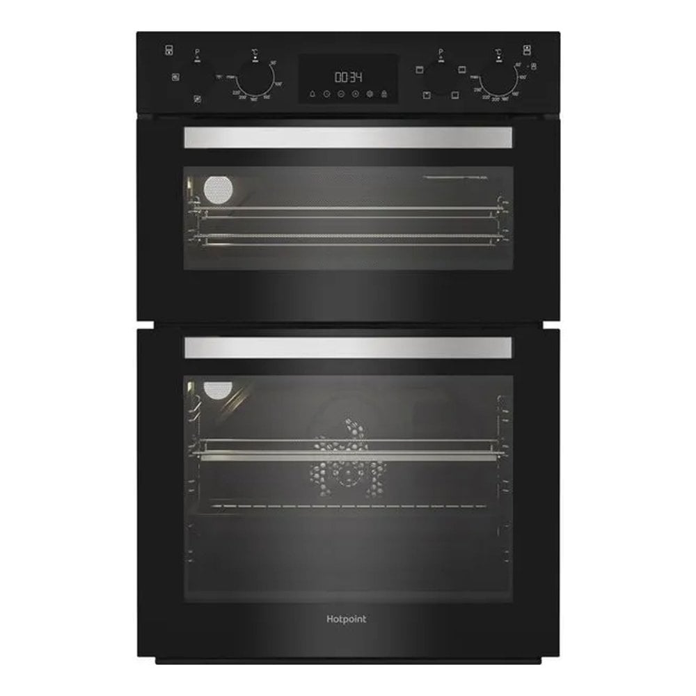 Hotpoint DIH10DB Built-In Double Electric Fan Oven - Black
