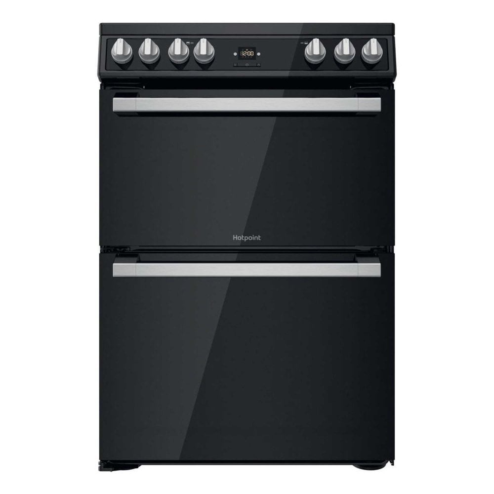 Hotpoint HDT67V9H2CB UK 60cm Double Electric Cooker - Black
