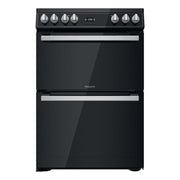 Hotpoint HDT67V9H2CB UK 60cm Double Electric Cooker - Black