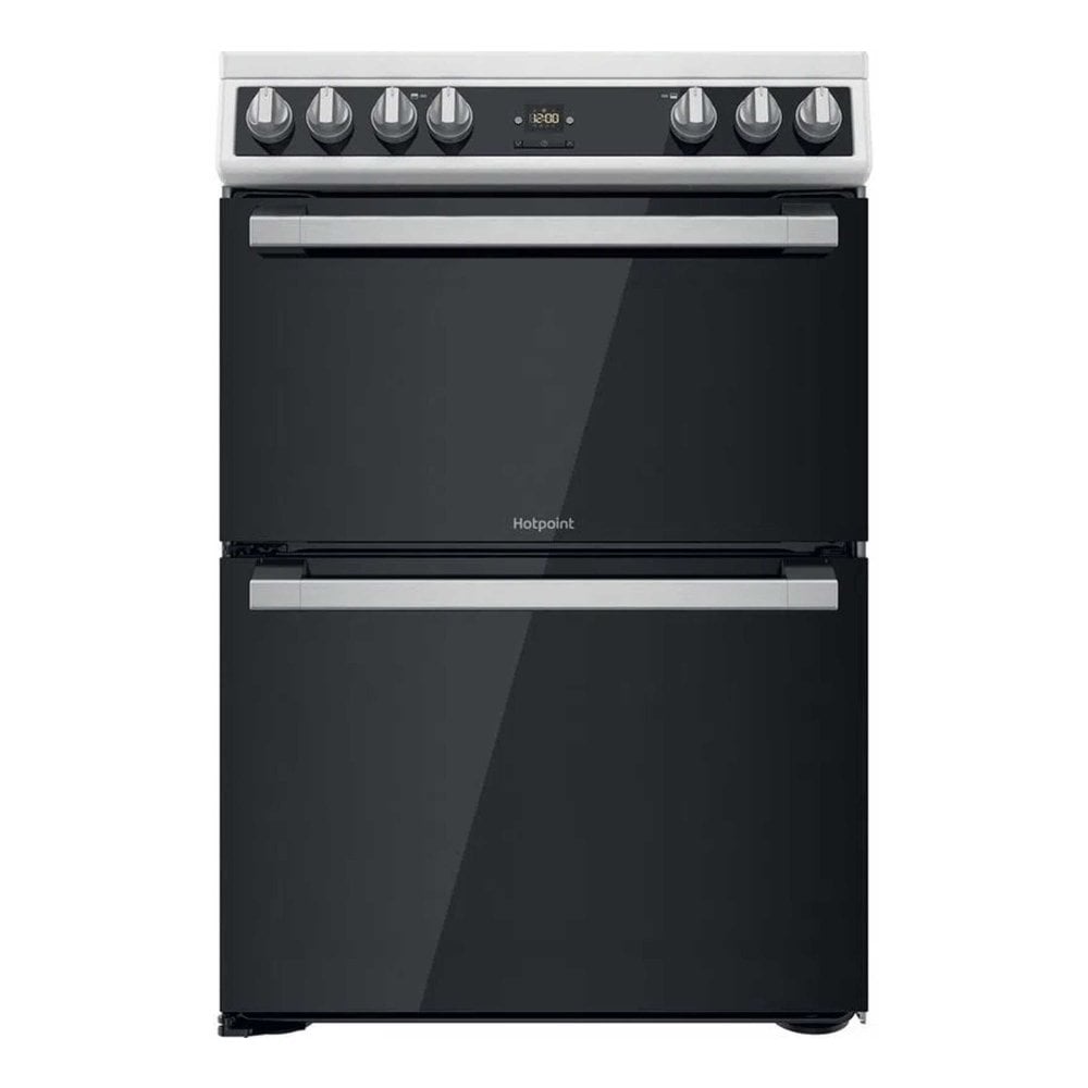 Hotpoint HDT67V9H2CW UK 60cm Double Electric Cooker - White