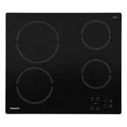 Hotpoint HR612CH 58cm Frameless Ceramic Touch Control Hob - Black