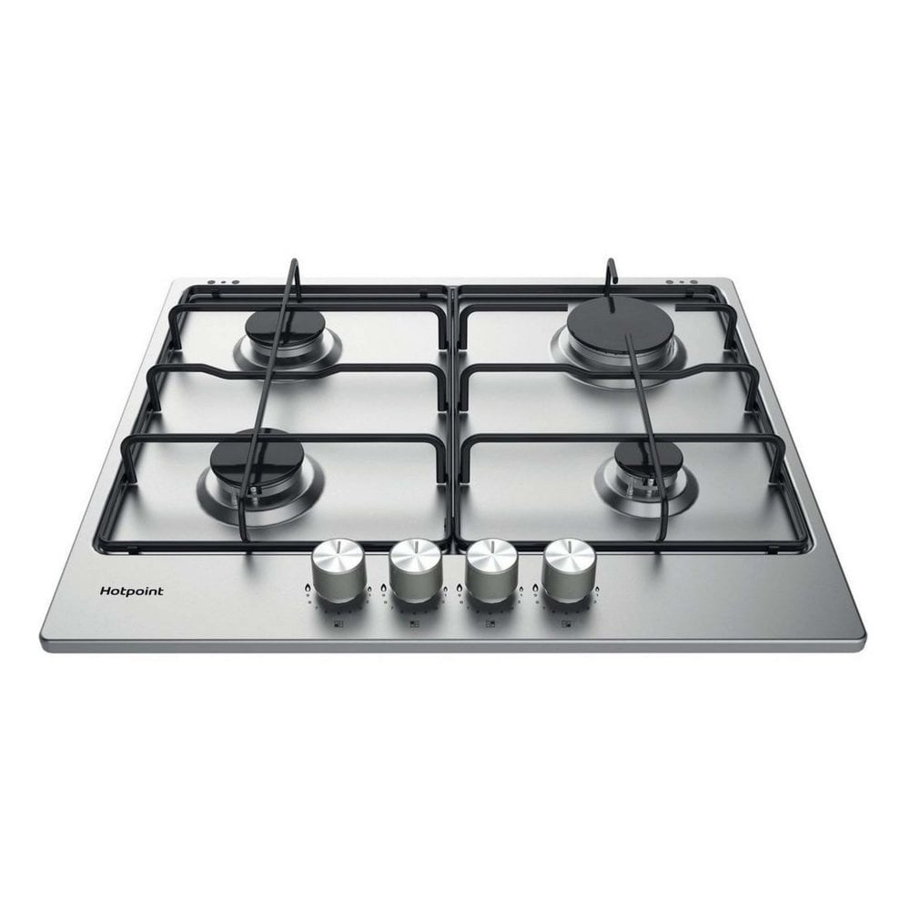 Hotpoint PPH60PFIXUK 60cm Gas Hob – Stainless Steel